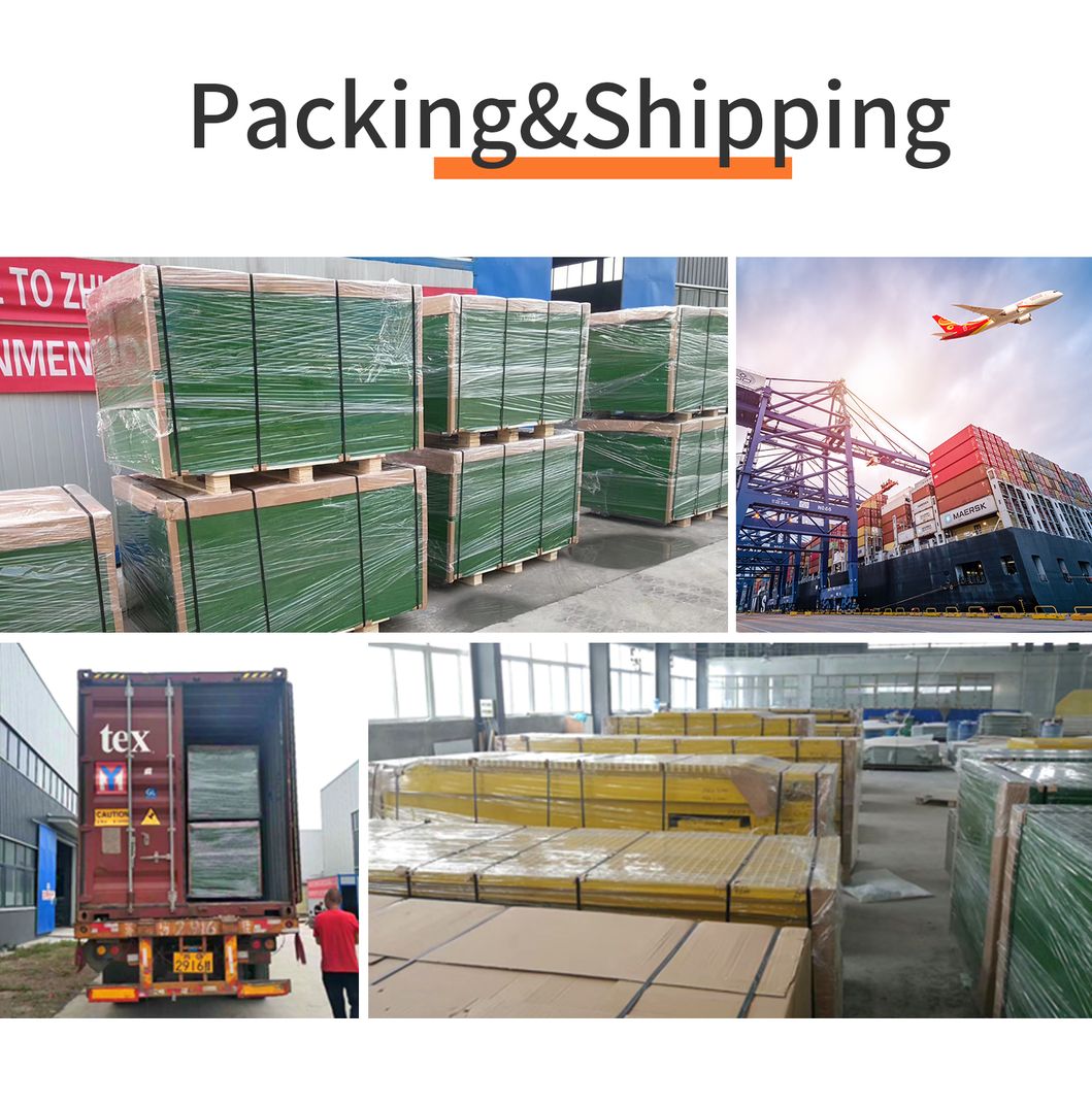 Acidproof Fiberglass FRP Phenolic Grating Non-Conducting Molded Pultruded Grating with High Quality