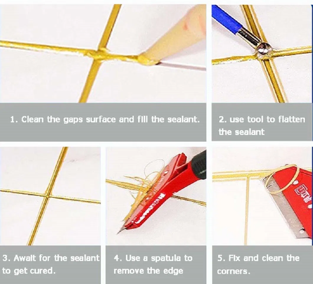 Epoxy Ceramic Grout Waterproof Tile Beauty Sealant Tile Adhesive