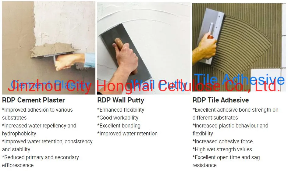 Experienced Original Factory Supply Dispersible Polymer Powder Rdp for Dry Powder Coating