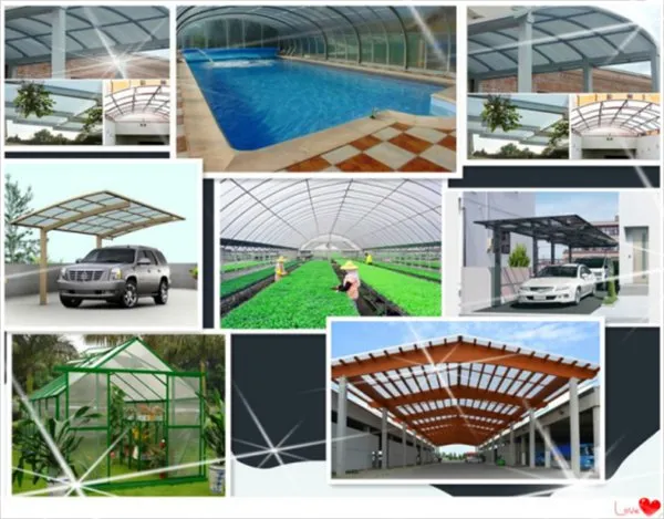 FRP Corrugated Roofing Profile Fiberglass Sunlight Tile