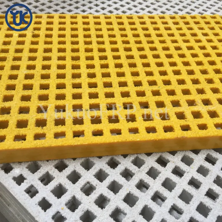 GRP FRP Grating Square Pultruded Shape Non-Slip Grating