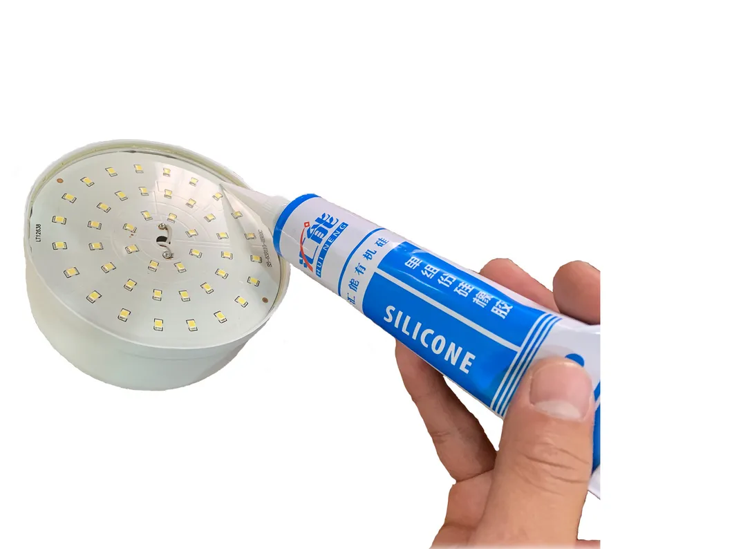 Strong High Temperature Resistant Sealant Waterproof Metal Plastic Insulating Glue Electric Magnet Stove Electronic Components Soft Fixed Milky White Glue